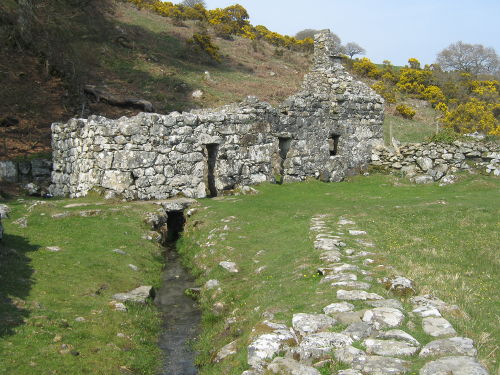Holy well: Llangybi