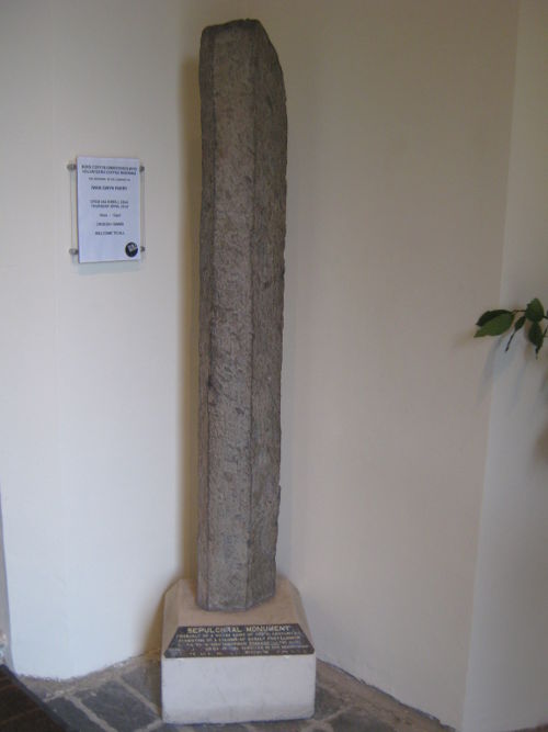 discovered tomb stone