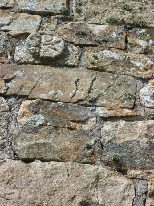 Chi-Rho in church porch